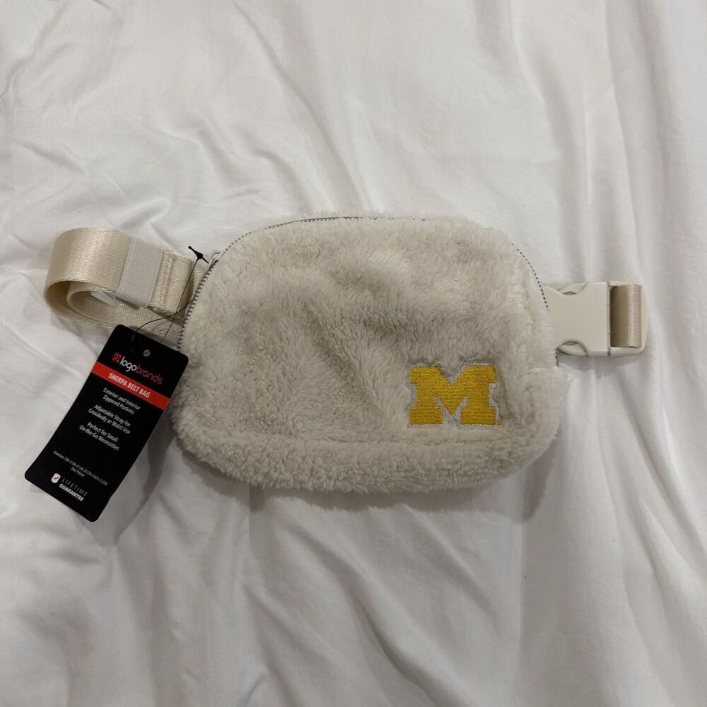 Michigan Wolverines Sherpa Womens Belt Bag